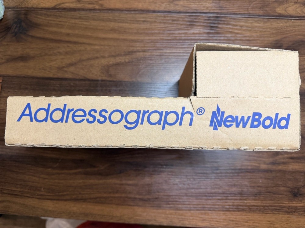 NEW BOLD ADDRESSOGRAPH VINTAGE CREDIT CARD MACHINE NEW!! WOW!!