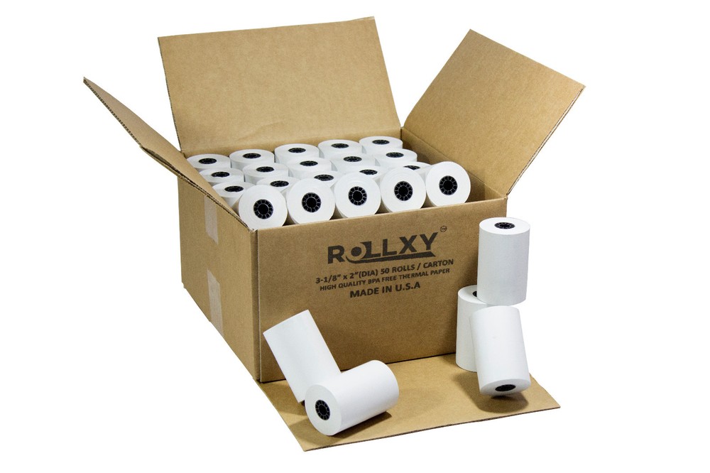 3-1/8 x 119 Feet Thermal Rolls by PosPaperRoll
