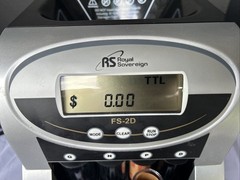 Royal Sovereign FS-2D Electric Coin Sorter Counter Machine Tested Works Great