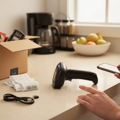 Wireless Bluetooth Barcode Scanner NT-1228BC with CCD Reader for Smart Devices