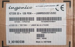 Ingenico iCT 220 Credit Card Payment Reader Terminal With Power Cord & Cables