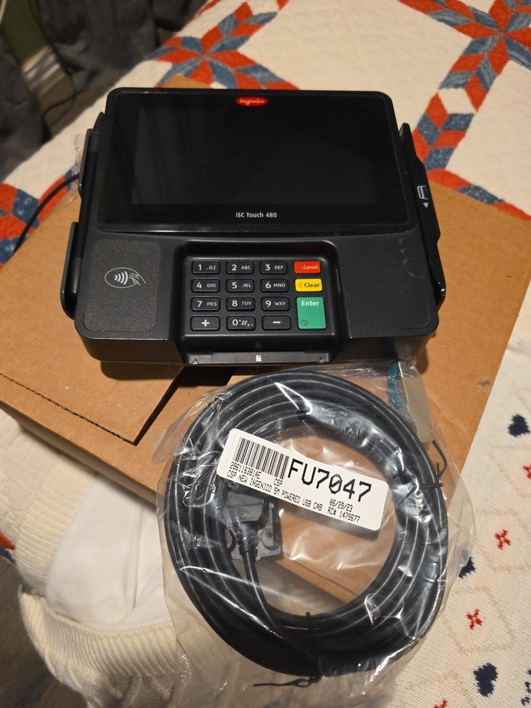 Ingenico Isc Touch 480 Terminal With Powered Cable