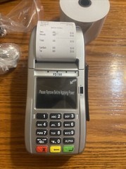 First Data FD150 Credit Card Machine! Slightly Used Condition With All Cords!