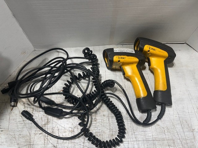 Psc Powerscan PSSR 1000 Lot Of 2 includes cables as seen in pics Untested