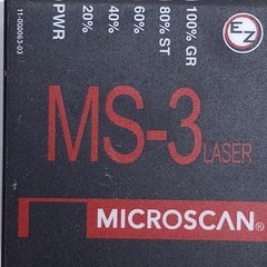 Microscan MS-3 Compact Laser Barcode Scanner 5VDC 2 Watts RS-232, RS-422/485