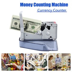 Money Counter Mini Bill Cash Counting Machine for Multi-Currency Handy Banknote