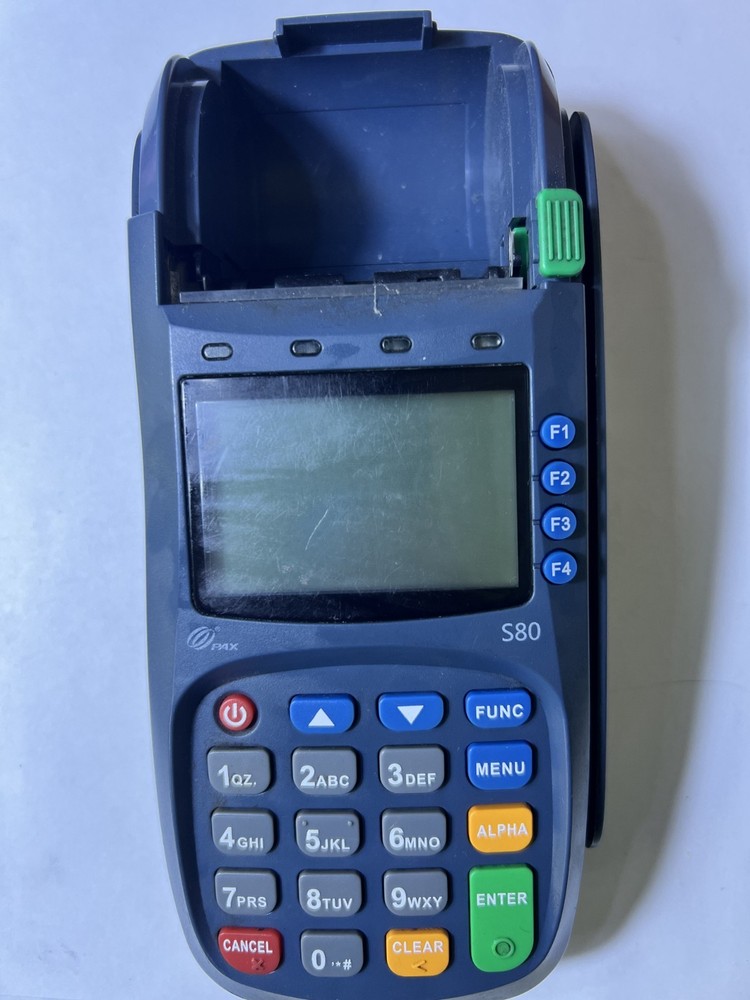 PAX S80 EMV NFC Credit Card POS Payment Terminal Reader – *Charger NOT Included*