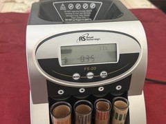 Royal Sovereign FS-2D Electric Digital Coin Sorter 312/min 400 Cap Wired