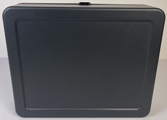 Steelmaster By MMF Industries Tiered Tray Cash Box W 2 Keys 11.5”x9”x3.5” Gray