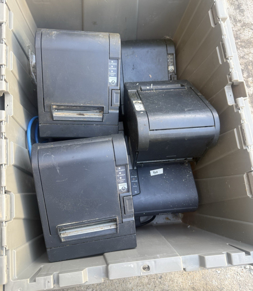 Epson TM-T88IV Thermal POS Receipt Printers Lot Wired JamFree Auto-Cutter