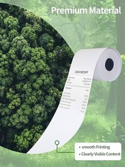 2 1/4 x 50′ Thermal Paper 30 Rolls Credit Card & Cash Register POS Receipt Paper