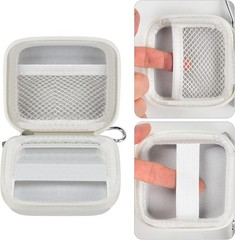 Travel-Ready Off-White Chip Card Reader Case – Perfect for EMV & NFC Payments