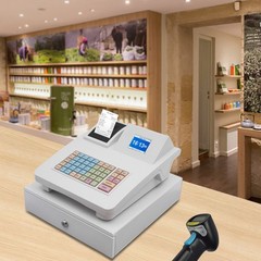 Electronic Cash Register Pos System Supermarket Bar Retail Shop with Cash Drawer