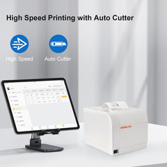 Rongta 80mm Thermal Receipt Printer USB/Serial/Ethernet ESC/POS – White