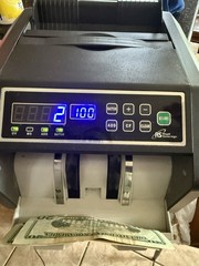 Royal Sovereign RBC-ES200 Bill Counter Cash Counter UV MG Detection Tested Works