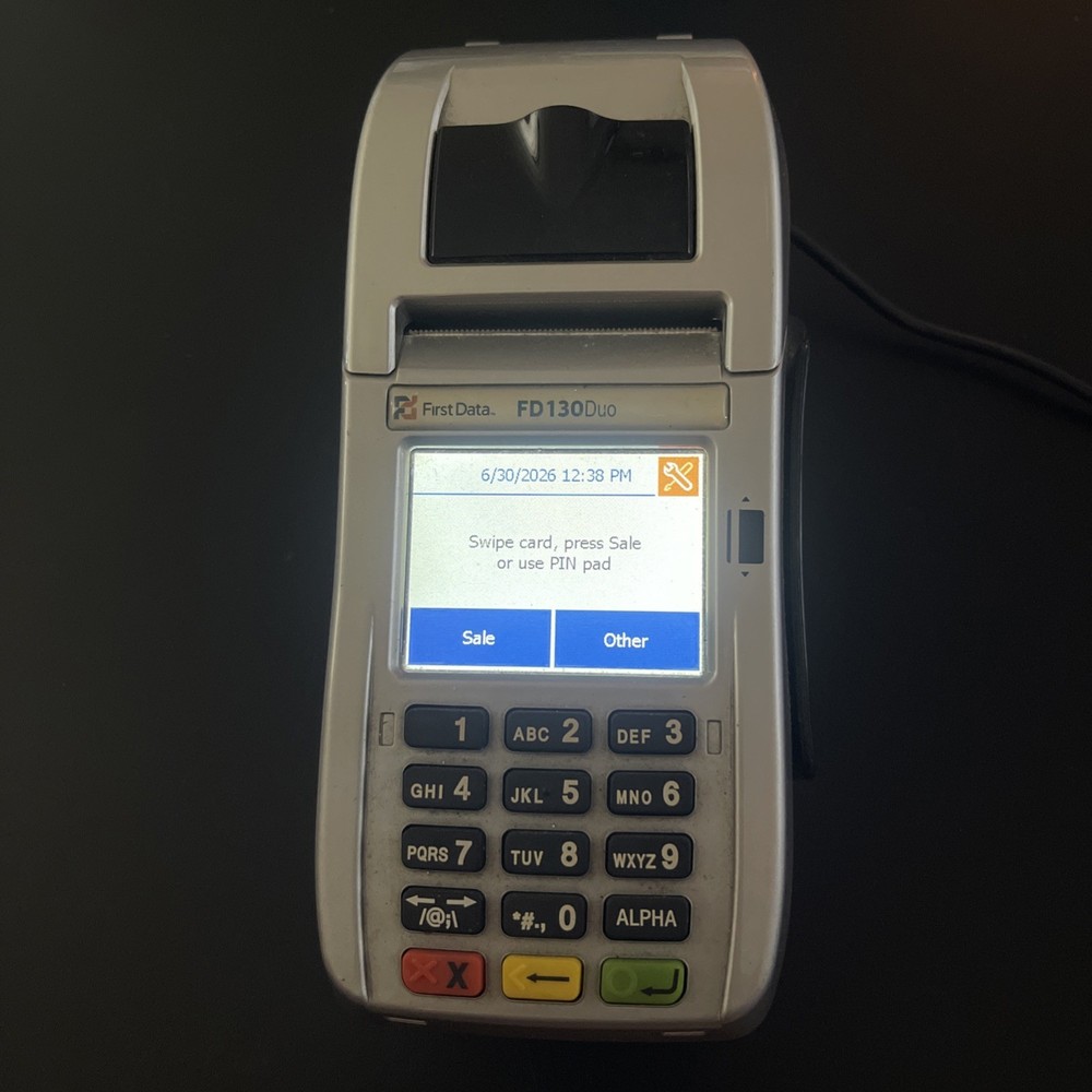 First Data FD130 DUO Credit Card Terminal