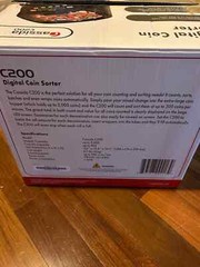 Cassida C200 Digital Coin Counter and Sorter for 900 Coins