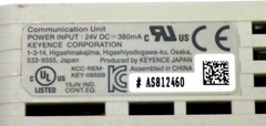 KEYENCE N-R2 COMMUNICATION MODULE PAIRED WITH SR-710 INDUSTRIAL BARCODE READER