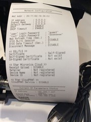 Star Micronics mC-Print3 Thermal POS Receipt Printer MCP31L BK LAN or USB