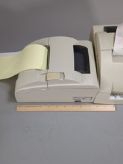 Lot of 2 Epson TM-U220PD Receipt Printer M188D No Power Adapter Tested Working