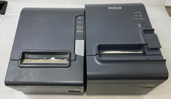 Lot of 2 EPSON M244A & M313A Serial Thermal Receipt Printer AS-IS