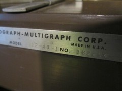 ADDRESSOGRAPH MODEL 12-40-1 LOT OF 2 VINTAGE