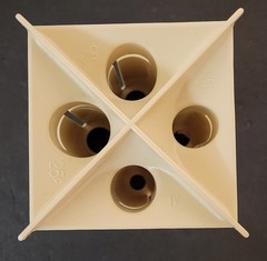 MMF™ Industries Coin Tender Sorter Counter Beige USA Made 4 Tubes