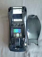Verifone VX520 Credit Card Machine With Box and Papers Apple Pay and Tap Swipe