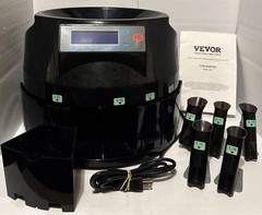 VEVOR 1550 Automatic Coin Counter Sorter & Wrapper Machine PARTS/REPAIR E9 Error