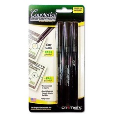 3 – DRI MARK US Dollar Counterfeit Money Detector pens – Sealed packs – DriMark