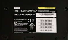 DELTA NETWORKS ELECTRONICS 802.11 b/g/n/ac WIFI Access Point (AP), Black