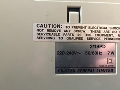 FUJITSU General 2118PD Receipt Printer, Made in Japan