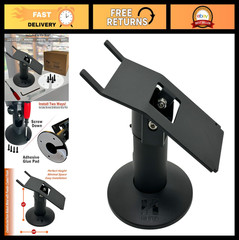 Swivel Stand for Credit Card Payment Machines – Desk Holder for POS Systems, Con