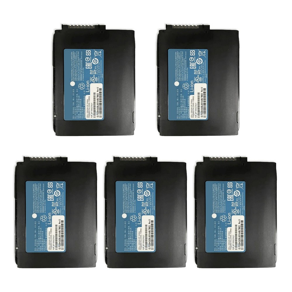 5 Pack BT-000318 Battery for Zebra TC70 TC75 TC7X Series BTRY-TC7X-46MPP-01