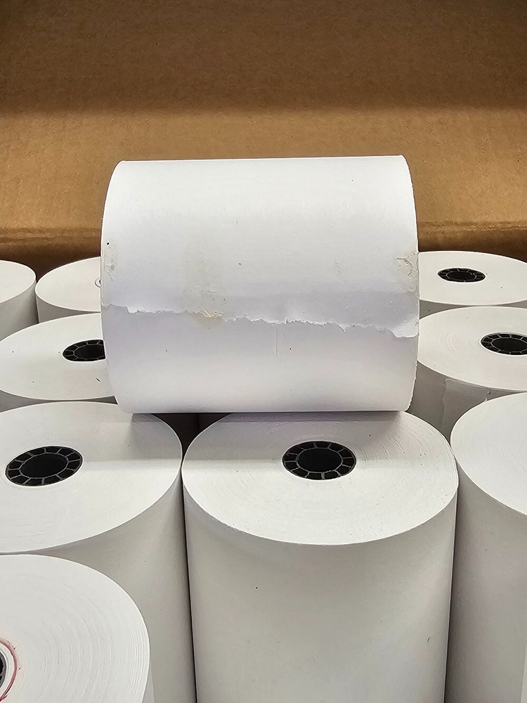Bond Paper 3″ X 165′ Receipt Rolls 1-Ply 50 Rolls