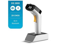 NETUM Wireless Wi-Fi 2D Barcode Scanner Connect 1D QR White DS2800
