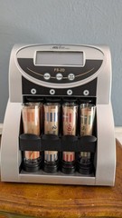 Royal Sovereign FS-2D Sort 4-Row Auto Coin Sorter Counter Tested & Working