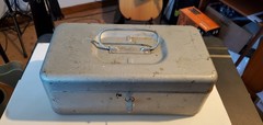 Lock Box Company Metal Lockable Cash Box with Key and Handle
