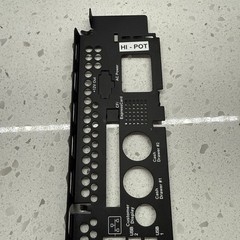 Micros POS Workstation 5A Faceplate Rear I/O Panel Cover Point Of Sale @MB86