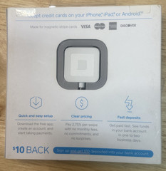 Square A-PKG-0206-01 Credit Card Reader – White for iPhone Android NEW SEALED