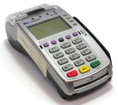 Verifone VX520 POS Credit Card Machine, LCD Screen, UNTESTED for Parts/Repair