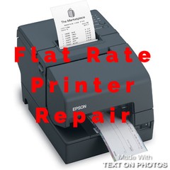 EPSON TM-H6000IV Flat Rate Repair inc. all parts & labor 6 Month Warr. M235A