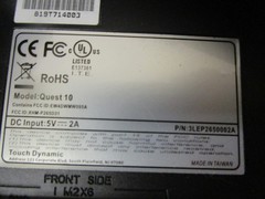Touch Dynamic Quest 10-4 Rugged POS Tablet w/ Battery Only – No A/C Accessories