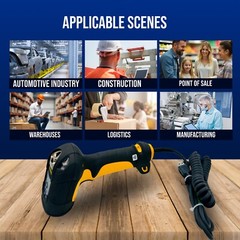 Motorola Symbol LS3408 Handheld Barcode Scanner w/USB Cord – 1 YEAR WARRANTY!⚡️