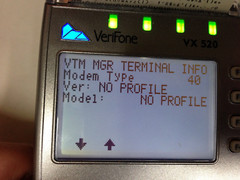 Verifone VX520 Credit Card Terminal – Fully Functional – No Power Supply