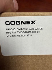 COGNEX DM375X-M BARCODE SCANNER/CAMARA W/ COGNEX LIGHTS P/N: 119-10104R