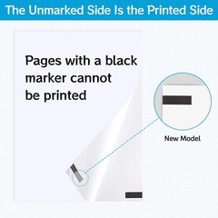 Thermal Printer Paper 8.5 x 11 Inch, 100 Sheets US Letter Size Continuous Fol…