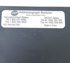 Addressograph Bartizan 990 Ultra-Compact Portable Manual Imprinter