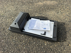 Addressograph Bartizan Flatbed Model 2011 Credit Card Imprinter Manual Slider