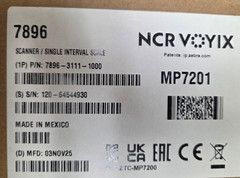 New in Box NCR 7896-3111-1000 / Zebra MP7201 Bi-Optic Imager Scanner Scale